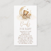 D'accompagnement Livres Ourson pour carte bébé garçon (Devant)