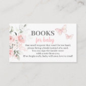 D'accompagnement Livres papillon pour carte d'enceinte pour bébé fi (Devant)