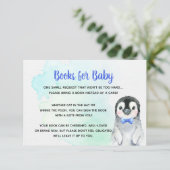 D'accompagnement Livres Penguin pour carte bébé garçon (Debout devant)
