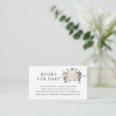 D'accompagnement Livres rose et bleu Floral pour Baby insert carte (Debout devant)