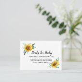 D'accompagnement Livres Tournesol Pour Carte Boîtier Bébé (Debout devant)