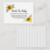 D'accompagnement Livres Tournesol Pour Carte Boîtier Bébé (Devant / Derrière)