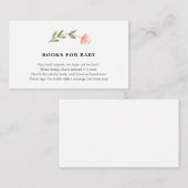 D'accompagnement Livres Tulipe rose pour Baby insert carte (Devant / Derrière)