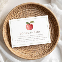Livres vintages Apple d'automne pour la carte de b