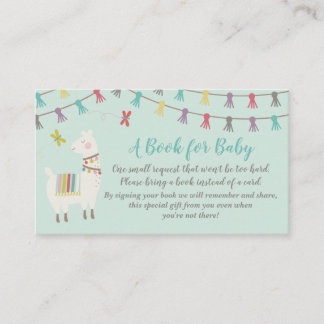 D'accompagnement Llama Apportez Une Carte De Baby shower Livre Mint