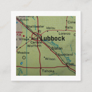 D'accompagnement Lubbock Nous avons déplacé une nouvelle carte d'ad