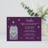 D'accompagnement Lucioles dans une carte de réception d'amour de co (Debout devant)