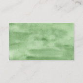 D'accompagnement Luxe Feuille | Carte de site Web Mariage végétal v (Dos)