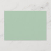 D'accompagnement Luxe Floral Baby shower Demande Carte (Dos)