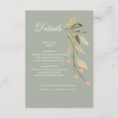 D'accompagnement Magic Forest Floral Details Carte de boîtier (Devant)