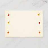 D'accompagnement Maple Feuille Hearts Enregistrer la carte de ferme (Dos)