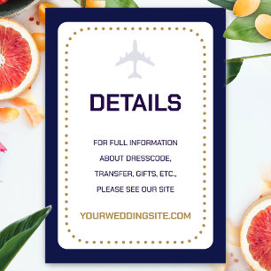 D'accompagnement Mariage de la carte d'embarquement