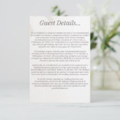 D'accompagnement Mariage - Détails - Carte de boîtier (Debout devant)