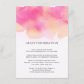 D'accompagnement Mariage Dreams Vibrant - Carte d'insertion / Rose  (Devant)