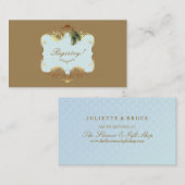 D'accompagnement Mariage indien II - Carte d'enregistrement (Devant / Derrière)