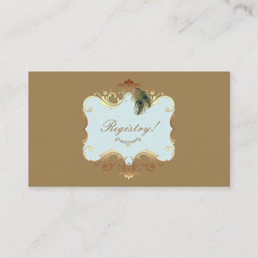 D'accompagnement Mariage indien II - Carte d'enregistrement (Devant)