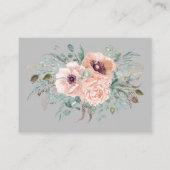 D'accompagnement Mariage rose pâle désirant carte de boîtier bien (Dos)