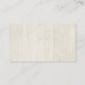 D'accompagnement Mariage Site Web Carte de boîtier - Bois rustique (Dos)