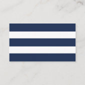 D'accompagnement Maritime | Carte du site web de mariage (Dos)
