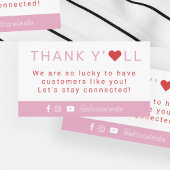 D'accompagnement Merci Carte de visite du coeur