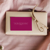 D'accompagnement Merci rose agate insérer carte liens sociaux