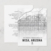 D'accompagnement Mesa Mariage Weekend Details Carte de boîtier (Devant / Derrière)