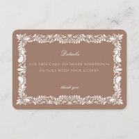 Mocha Brown Talavera Détails Carrelage Carte Inser
