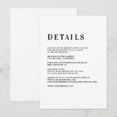 D'accompagnement Moderne, simple, frisch - Carte de boîtier Hochzei (Devant / Derrière)