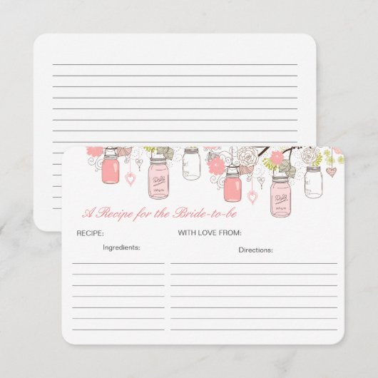 D'accompagnement Modifiable une recette pour la carte de future mar (Devant / Derrière)