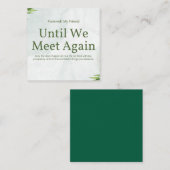 D'accompagnement Murugi Moments Carte d'adieu (Devant / Derrière)