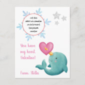 D'accompagnement Narwhal jouer doh Valentine carte cadeau (Devant)