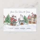 D'accompagnement Noël De Notre Maison À Votre Carte De Boîtier (Devant)