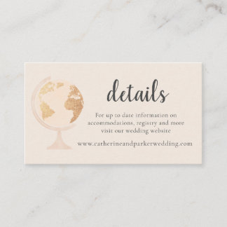 D'accompagnement Notre Adventure World Globe Carte Voyage Mariage o