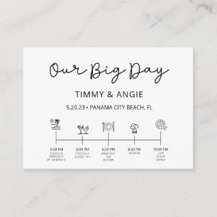 D'accompagnement Notre Grand Jour carte de Timmy & Angie