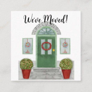 D'accompagnement Nous avons bougé ! Maison de Noël Carte de boîtier
