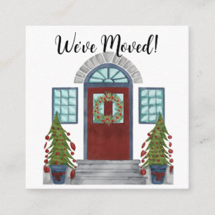D'accompagnement Nous avons bougé ! Maison de Noël Carte de boîtier