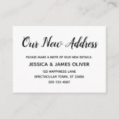 D'accompagnement Nous avons déménagé à la plage Carte d'insertion p (Dos)