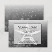 D'accompagnement Oceanic Black Starfish Mariage Détails Carte (Devant / Derrière)