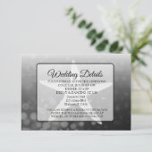 D'accompagnement Oceanic Black Starfish Mariage Détails Carte (Debout devant)