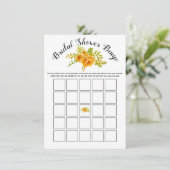 D'accompagnement Orange fleurs nuptiale douche de jeu carte de jeu (Debout devant)
