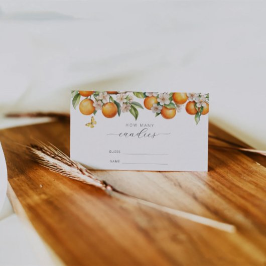 D'accompagnement Oranges Et Verdure Combien De Candies Carte De Jeu