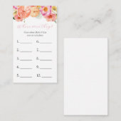 D'accompagnement Où Étaient-Ils ? Carte de jeu Fête des mariées (Devant / Derrière)