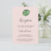 D'accompagnement Palme tropicale sauvage | Carte d'insertion de réc (Debout devant)