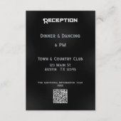 D'accompagnement Papeterie de mariage gothique occidental - Carte i (Devant)