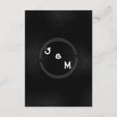 D'accompagnement Papeterie de mariage gothique occidental - Carte i (Dos)