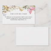 D'accompagnement Papillon sur le chemin Boho carte boîtier (Devant / Derrière)