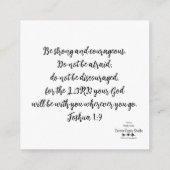 D'accompagnement Partout où je vais la carte de boîtier (Dos)