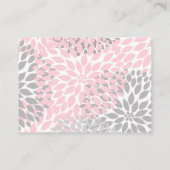 D'accompagnement Pas de baby shower d'emballage carte d'insertion,  (Dos)