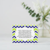 D'accompagnement Pas d'emballage carte bébé ou douche nuptiale (Debout devant)