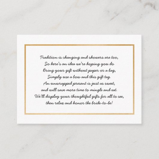 D'accompagnement Pas d'emballage carte d'insertion de douche nuptia (Devant)